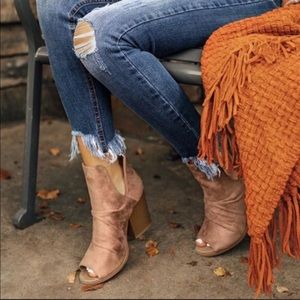 Faux Suede Booties